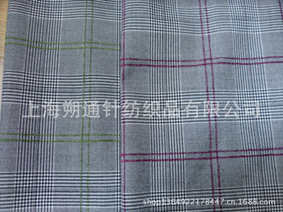 涤粘腈纶色织格子弹力面料 ZM5772 时尚与功能的创新融合